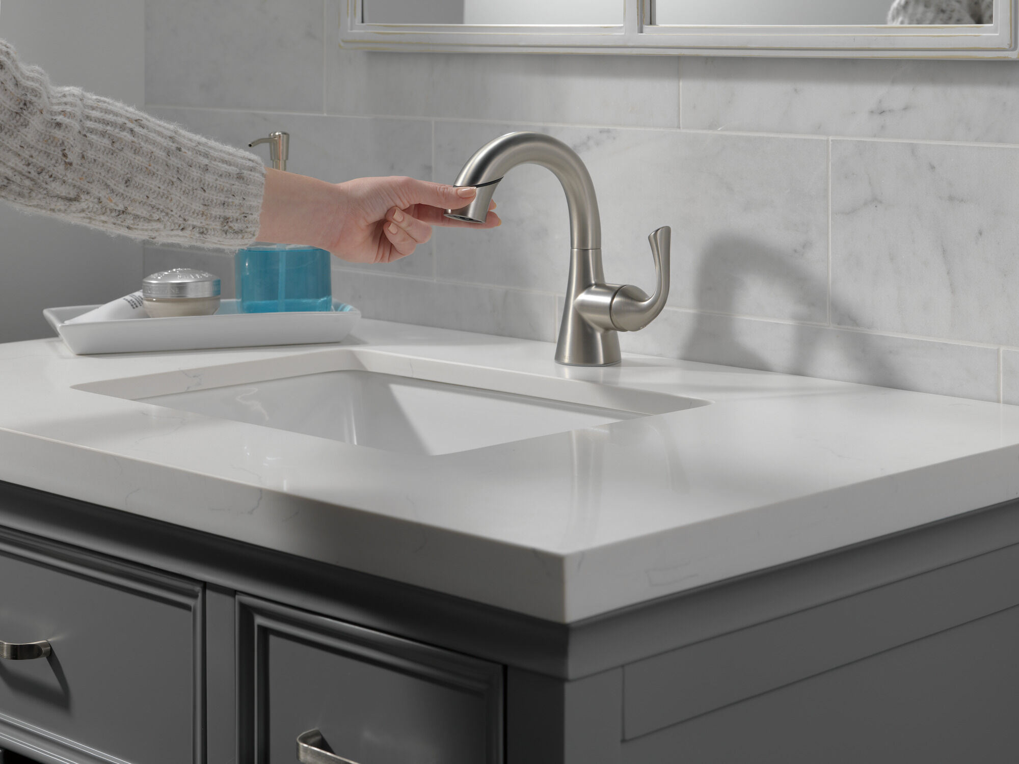 Смеситель для ванной комнаты с одной ручкой Delta Faucet 15764LF-SPPD - Вид №5
