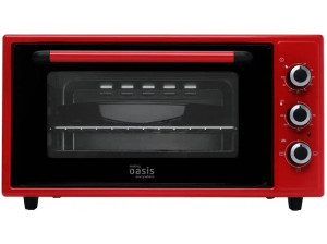 9146389 Мини-печь Oasis M-50R красный