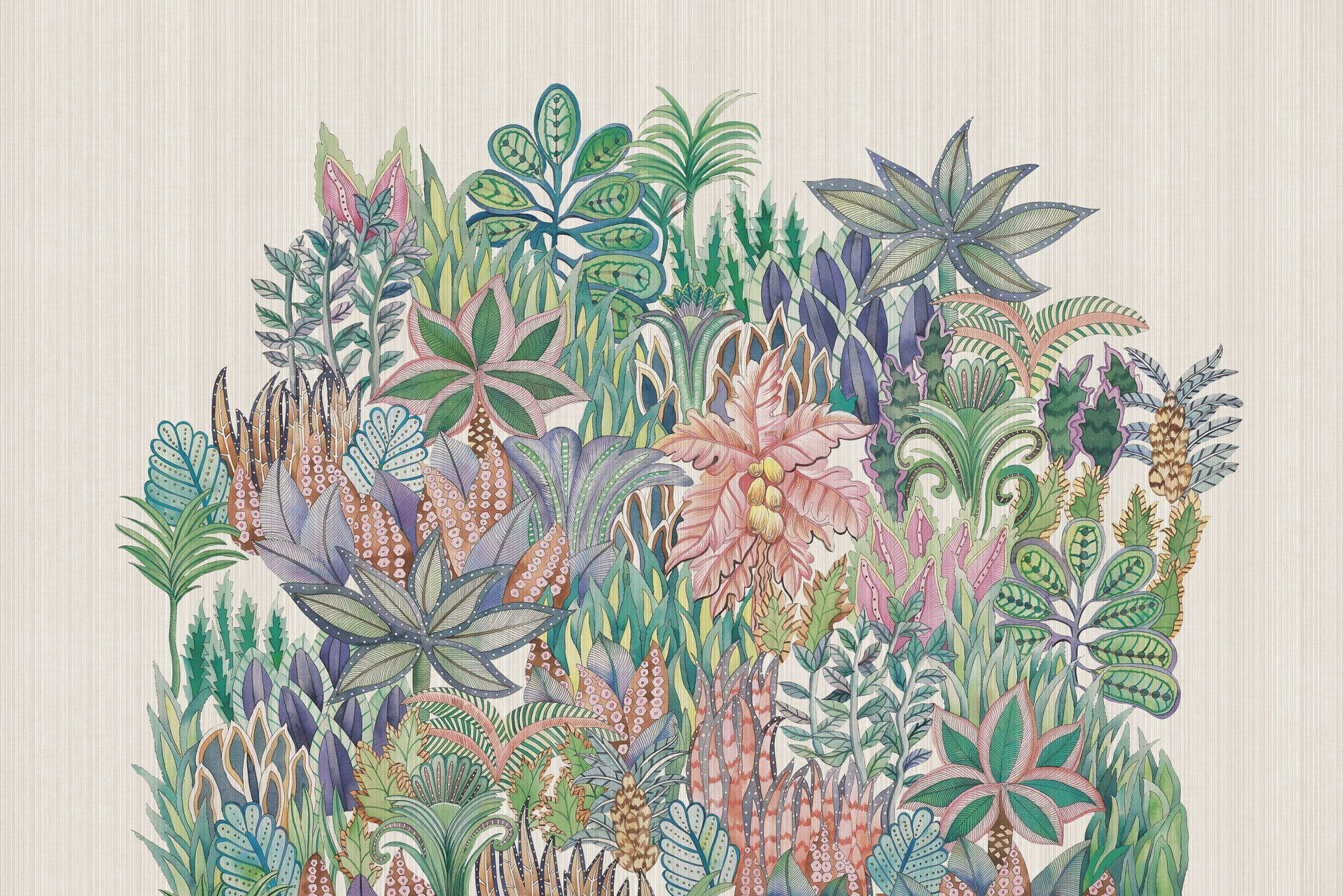 Детские панорамные обои с цветочными мотивами Rimura 2025 ARCH-00138599 - Вид №1