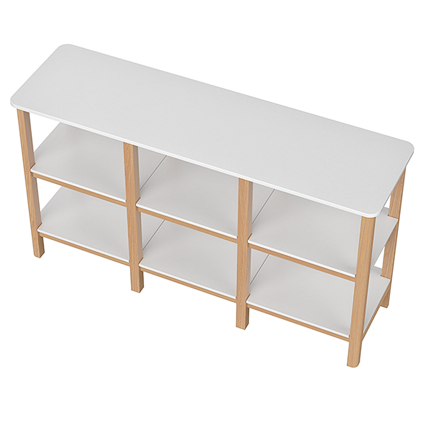 Стеллаж низкий Classic белый ELLIPSE ELLIPSE CLASSIC 351703 Белый Santreyd  - Вид №2