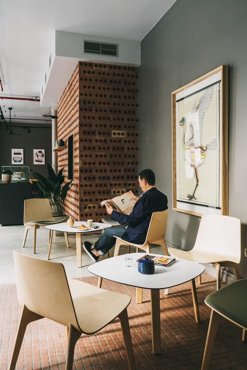 ENEA Низкий квадратный журнальный столик из дуба Lts system sun-id-1424790 - Вид №1