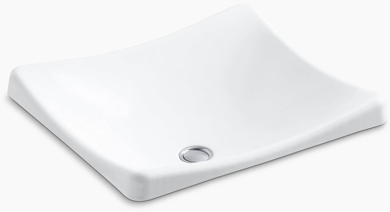 K-2833-K4 Накладная раковина на столешницу  прямоугольная Kohler  - Вид №1