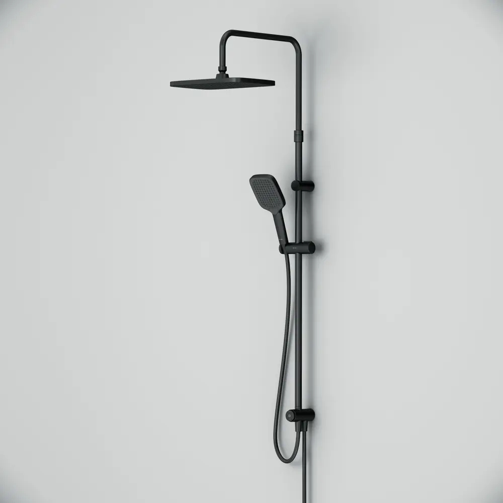 Душевая система AM.PM Flash — стильный черный душ с тремя режимами 89346518