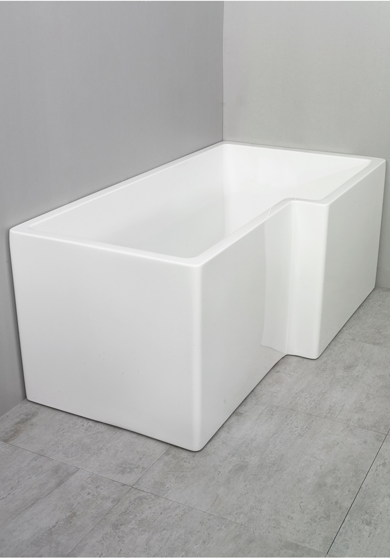 197 Ванные Grand Left 160X83 / 70 Включены Канализация  Noro  Белый 