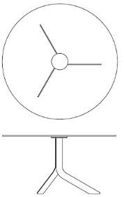 Desalto Круглый стол в мдф sun-id-1504932 - Вид №3