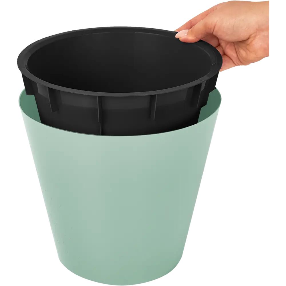 Горшок Ingreen RP London ø12.5 см v1 л мятный STLM-2182498 - Вид №2