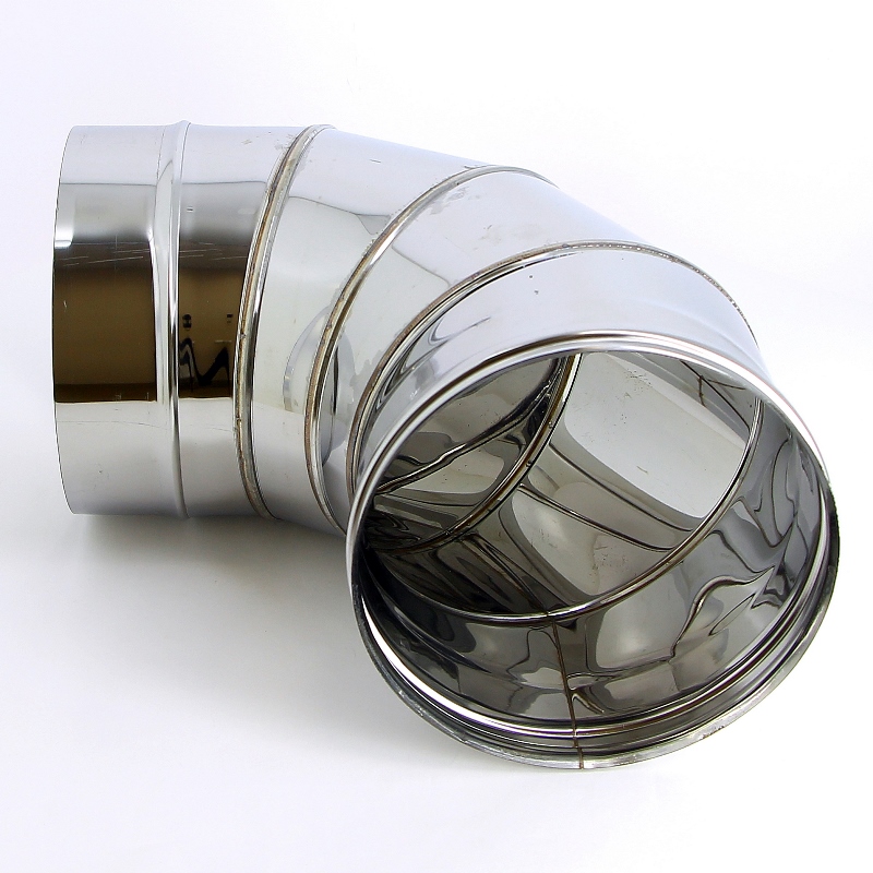 Колено угол 90" Ferrum Ф200 (430/0,5мм) FM062001F - Вид №1