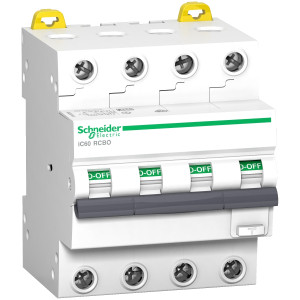 A9D77420 Дифавтомат Acti9 4P 20А ( C ) 6 кА, 30 мА ( A-SI ) Schneider Electric Acti 9