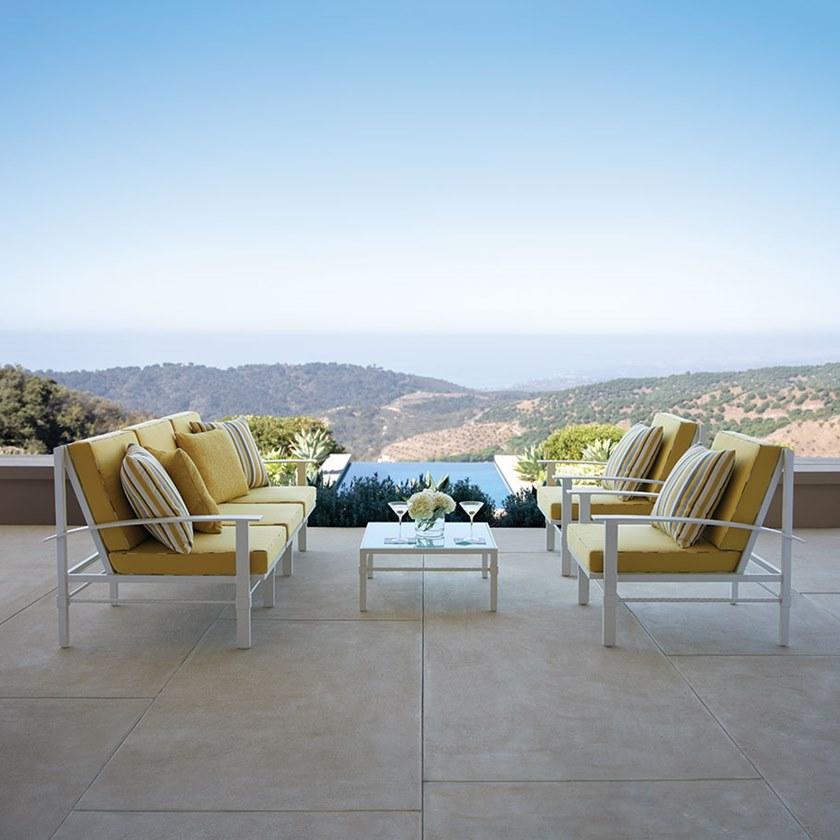 JANUS et Cie 3-х местный садовый диван из алюминия Palmia sun-id-1464238 - Вид №5