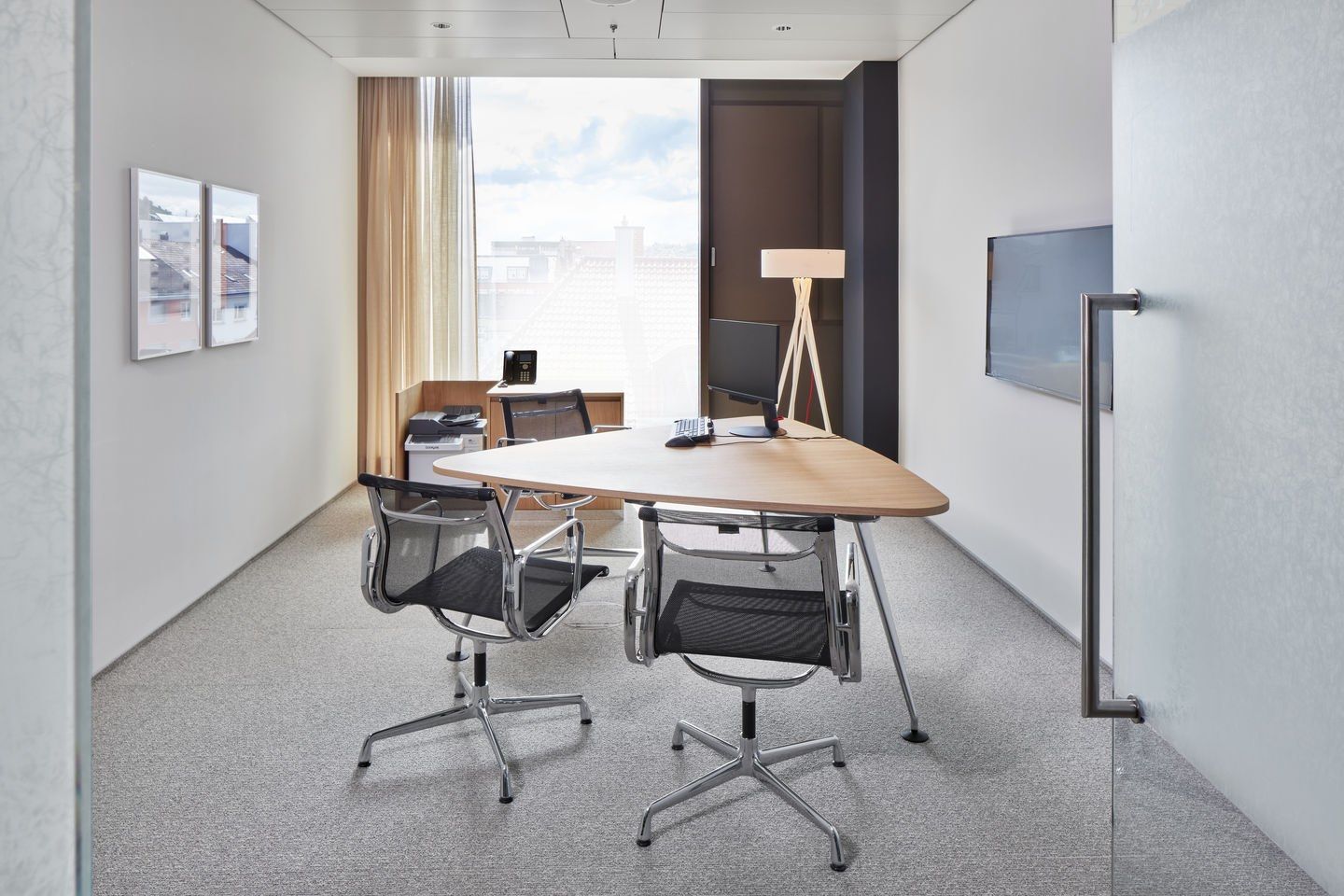 Стул из ткани VITRA Eames Aluminium Group ARCH-00115727 - Вид №24