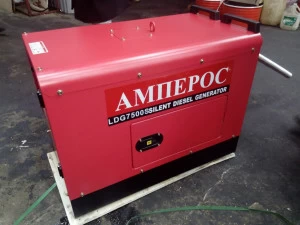 Генератор дизельный Амперос LDG7500CLE-3 в кожухе