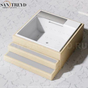 Effegibi WATERDREAM Структура со ступеньками для минибассейна из древесины окуме AD10000032