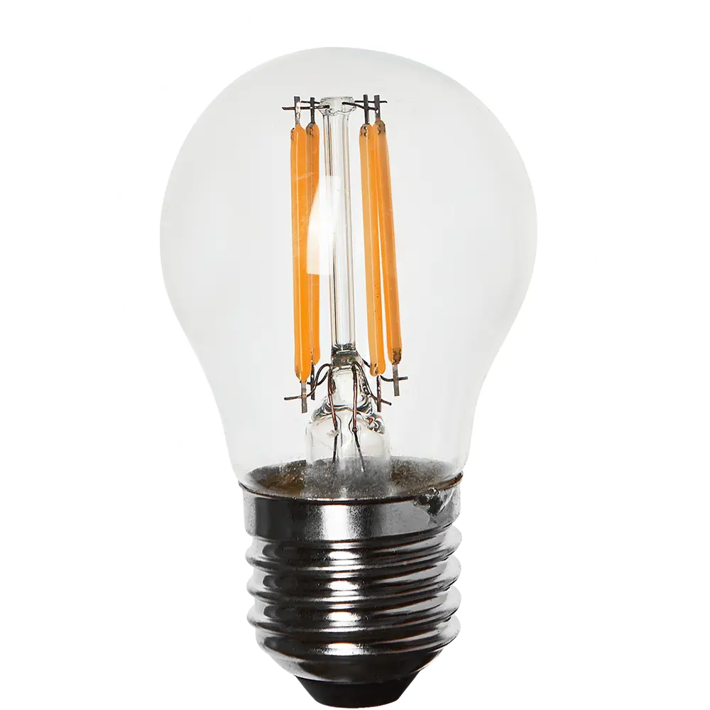LEXMAN LED лампа E27 прозрачный шар с теплым светом 400 лм 82991660 STLM-0910336 - Вид №1