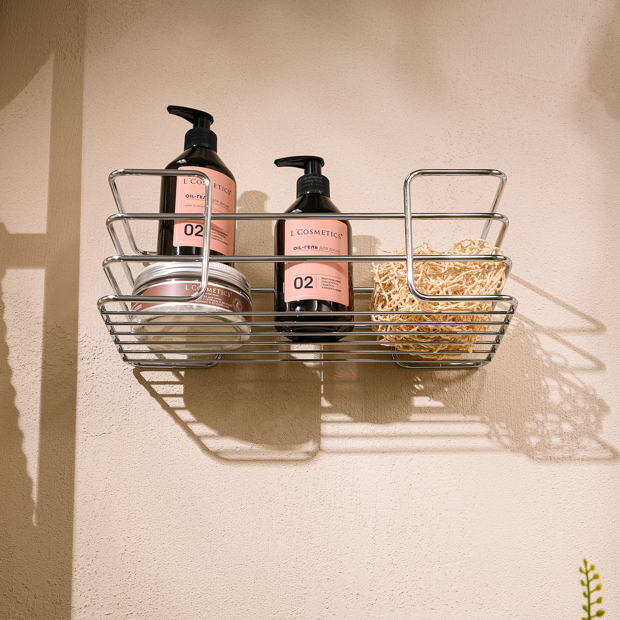 82484988 Полка прямая 13.5х30х11 см цвет хром Новые горизонты Santreyd  - Вид №6