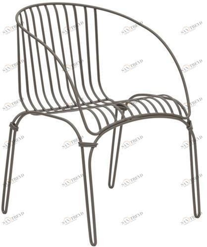 iSimar Стул из стали с подлокотниками  8114 