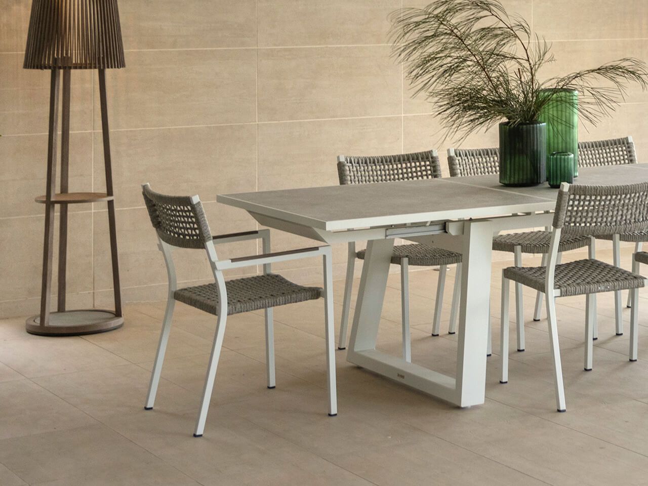 Штабелируемый алюминиевый стул и веревка Les Jardins® ранчо ARCH-00034627 - Вид №3