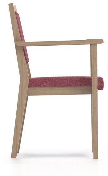 PIAVAL Штабелируемый тканевый стул с подлокотниками Swing | health & care 32-15/6 - Вид №2