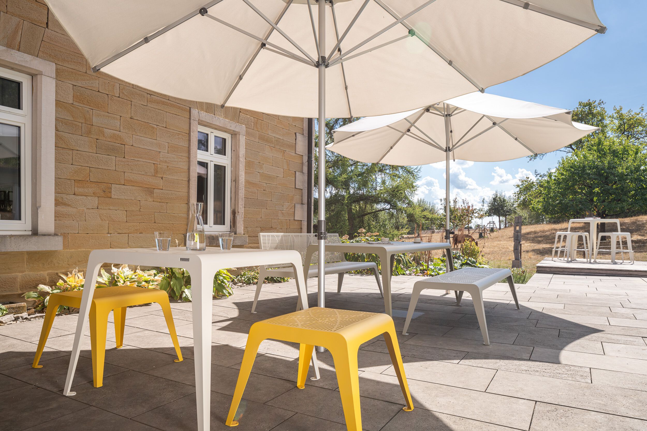 Наружное сиденье из нержавеющей стали BENKERT BANKE Chalidor ARCH-00072246 - Вид №1