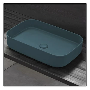 SHCOLAR60PL Накладная раковина на столешницу  прямоугольная Ceramica Cielo