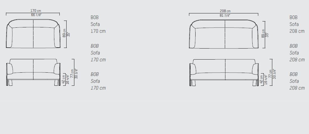 Ткань диван Piet Boon BOB living ARCH-00016591 - Вид №1