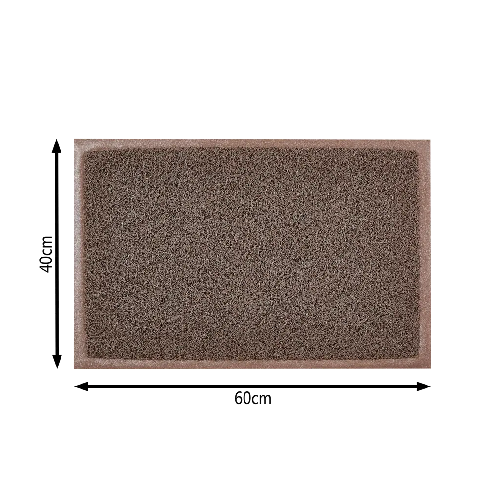 Коврик Inspire Vinyl Diamond 40x60 см ПВХ на виниле цвет коричневый 82386007 STLM-2061801  - Вид №3