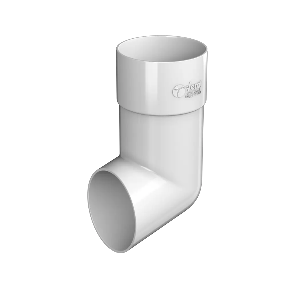 Отвод для трубы 82 мм цвет белый ТЕХНОНИКОЛЬ STLM-2065450