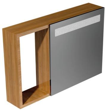 PRS O Зеркальный аксессуар Azzurra ceramica Горизонтальное зеркало PRUA