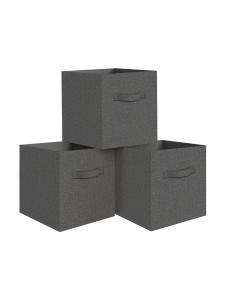 91111319 Набор коробов стеллажных 3 шт B2-BOX-3K 28x28x28 см нетканый BASIC STLM-0490108 VALIANT