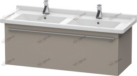 XL605904343 X-Large Тумбочка подвесная Базальт матовый, декор Duravit