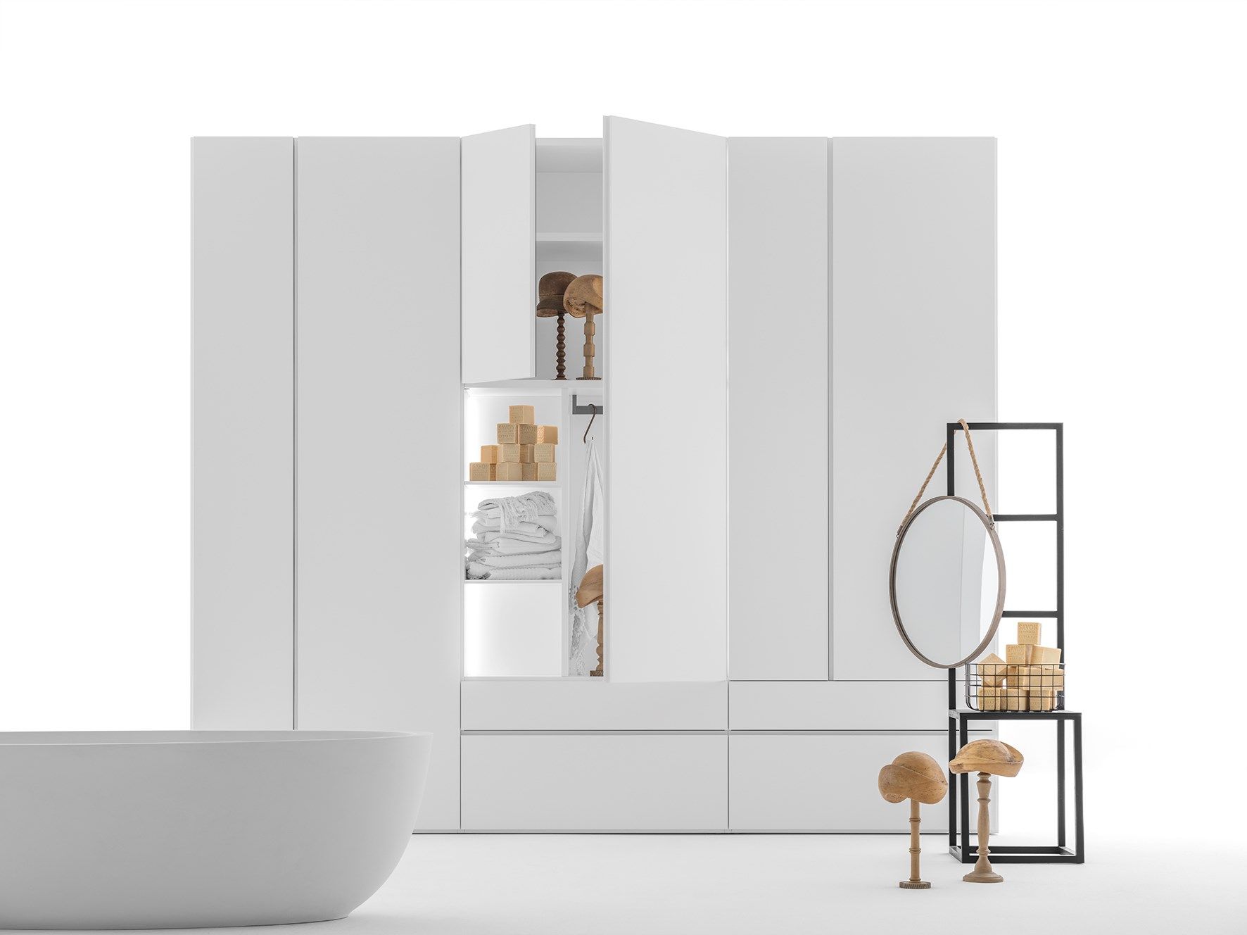 Шкаф с дверцами и ящиками Caccaro Grafik ARCH-00018688 - Вид №3