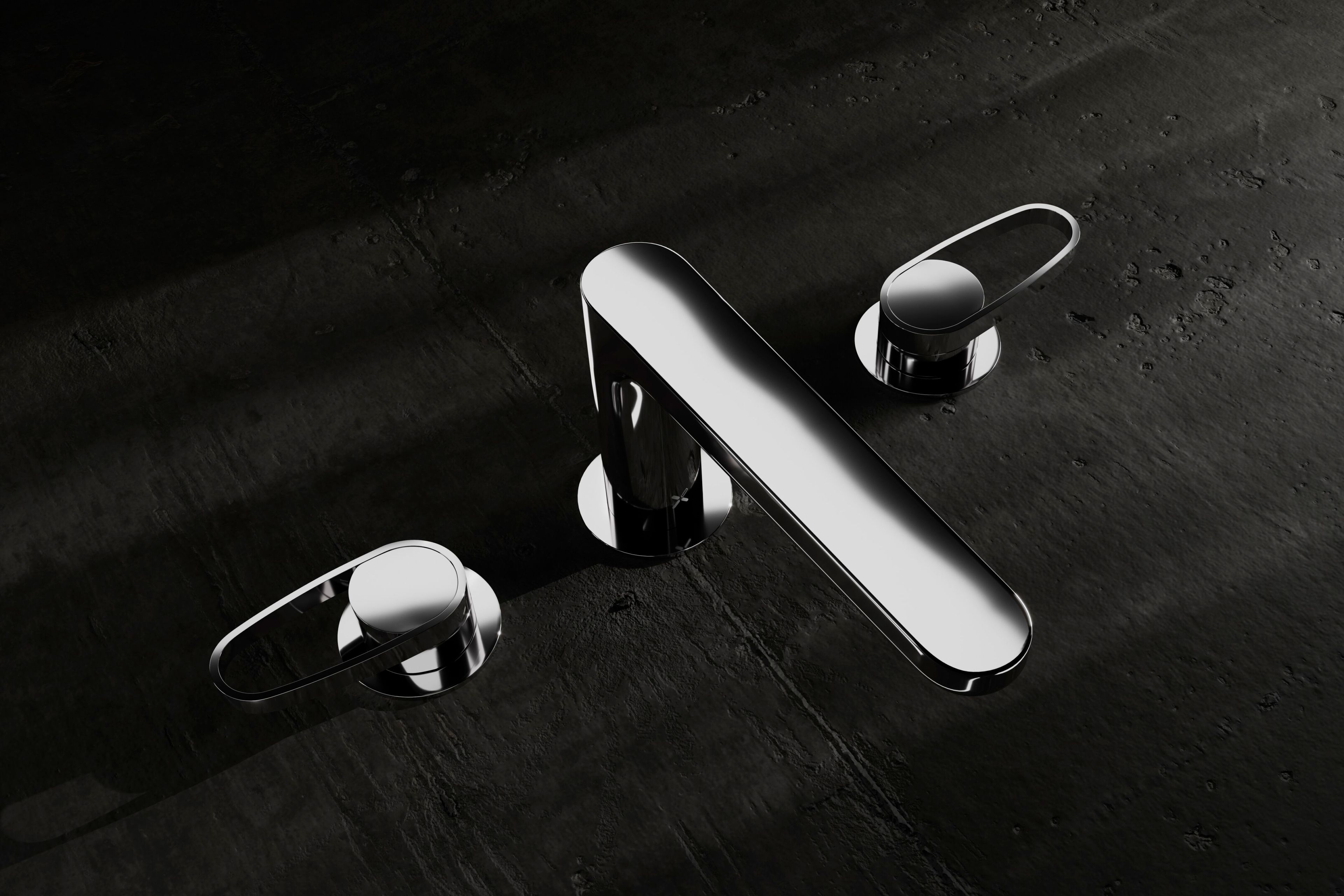 Смеситель для раковины с 3 отверстиями CROSSWATER Lasso ARCH-00138074 - Вид №3