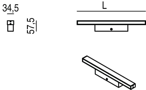 Алюминиевый светодиодный настенный светильник Lucifero's Aura ARCH-00091474 - Вид №2