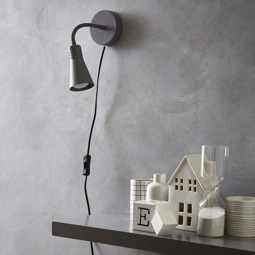 INSPIRE Skit — настенное бра в матовом серебре для уютного освещения 81983708 STLM-0016551 - Вид №1