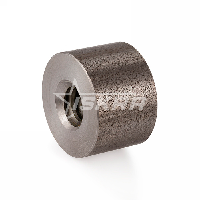 IS454 Гайка трапецеидальная (сталь) d=10 мм, шаг резьбы 2 мм (прав. резьба), KSM 10-2-D ISKRA  - Вид №2