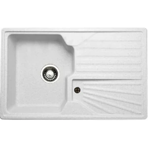 91898209 Мойка для кухни врезная Granicom G-014 48.9x78 см глубина чаши 18.5 см искусственный камень цвет жасмин STLM-1417972