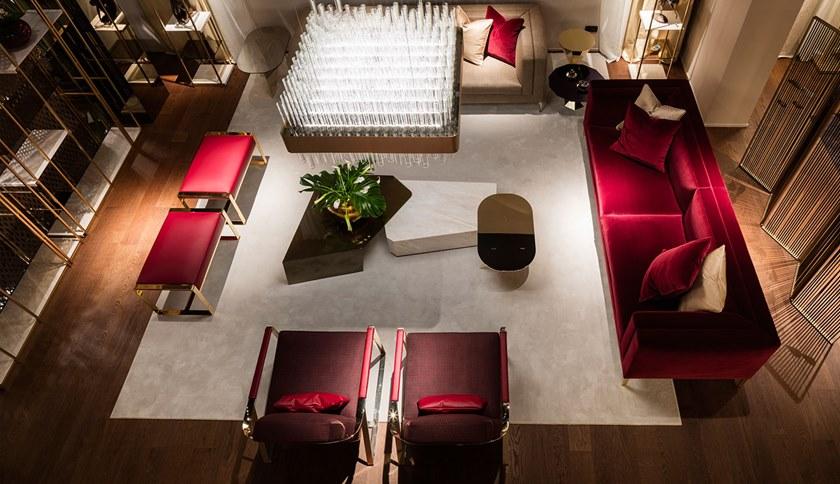 Paolo Castelli Низкий стол из цветного стекла sun-id-1445915 - Вид №6