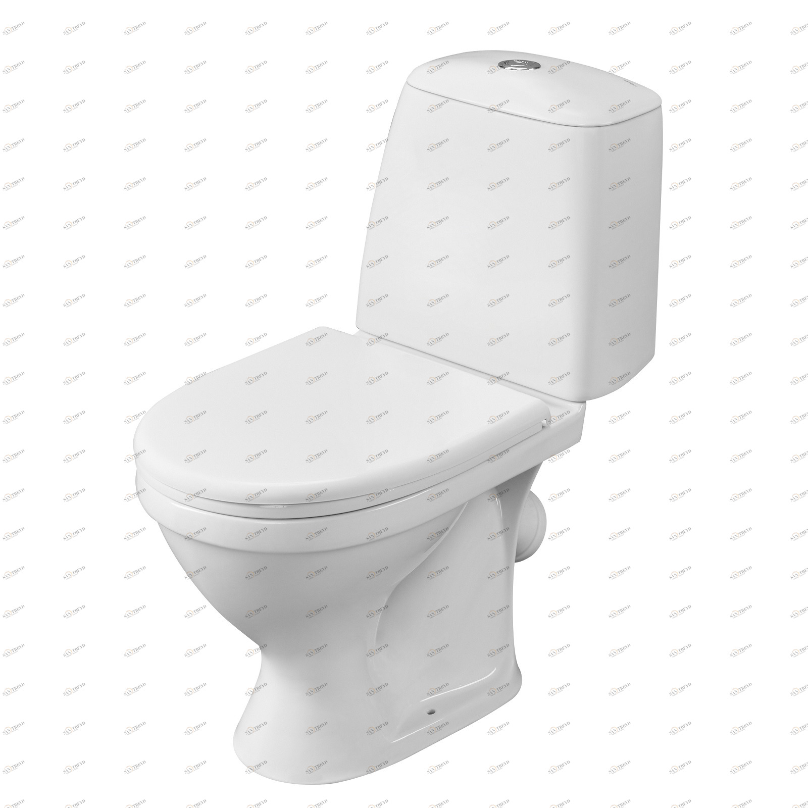 1.P201.2.S00.00B.F Компакт унитаз с бачком Белый SANTERI  Россия 