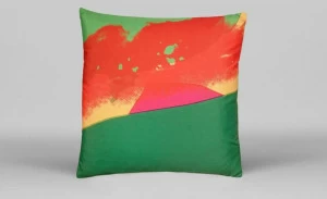 HENZEL STUDIO Квадратная подушка в стиле поп-арт с узором из ткани Henzel studio heritage: andy warhol / art pillows Aw04