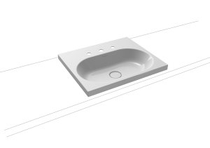 Умывальник KALDEWEI Сталь эмалированная 3055 145 Манхэттен
