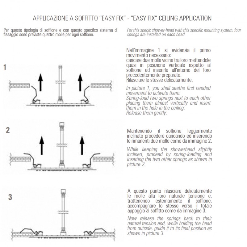 A579EFCM34 Лейка для душа DANIEL RUBINETTERIE  - Вид №2