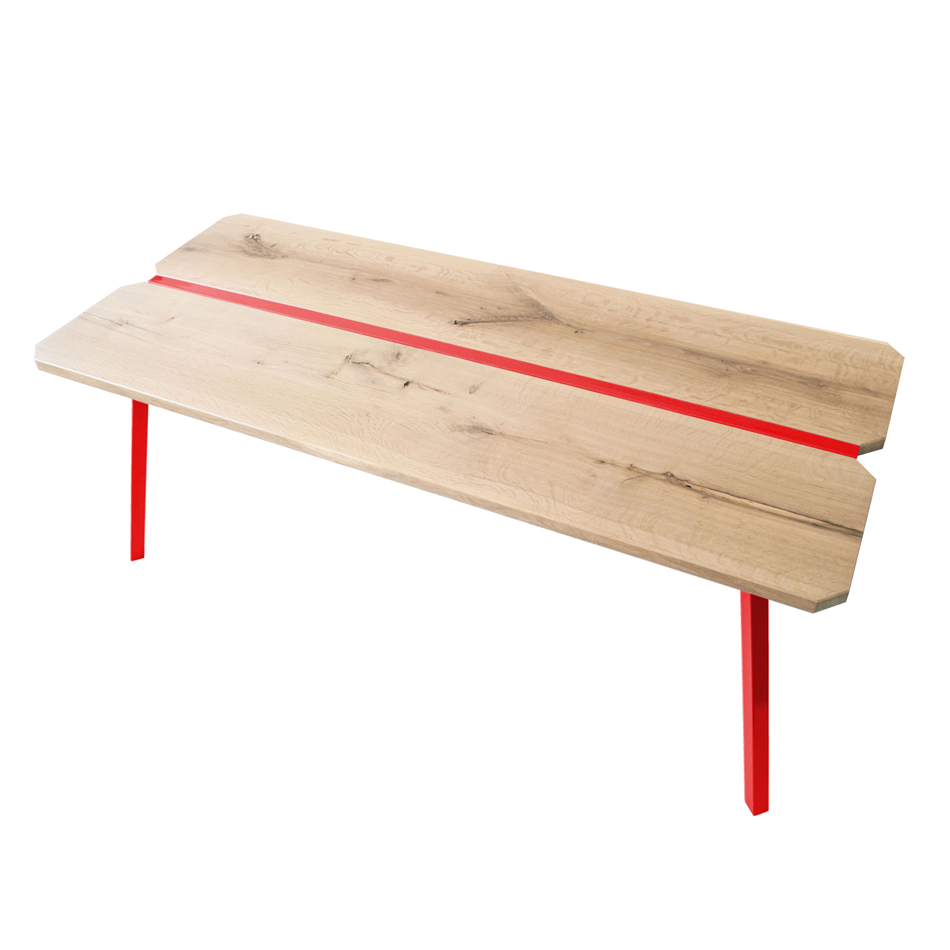 Прямоугольный стол из стали и дерева Askia ARCH-00064581 - Вид №1