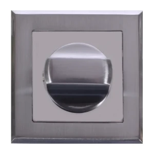 Фиксатор-вертушка для дверей Palladium RS SC/CP BK, ЦАМ, цвет матовый хром/хром