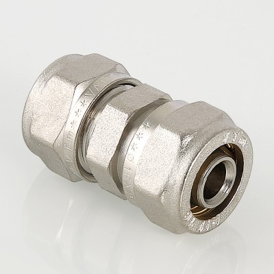 VTm.303.N.002616 Фитинг обжимной прямой Valtec 26 х 16 мм  - Вид №1