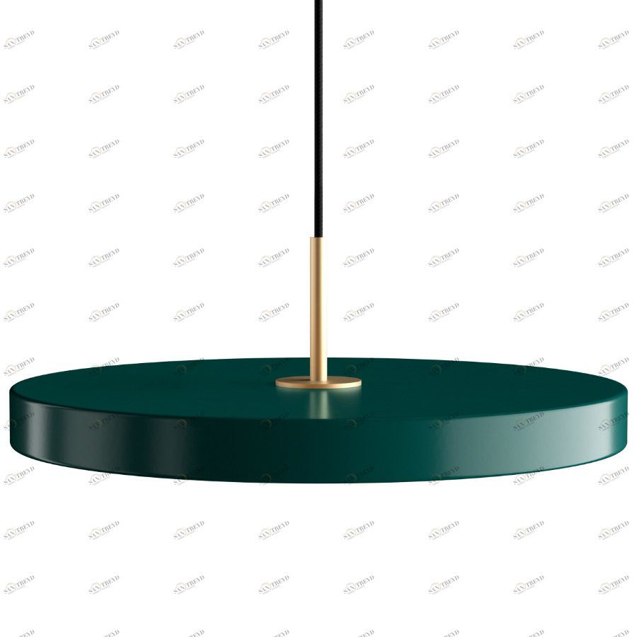 Светильник потолочный 43 см зеленый Asteria Anthracite 2153 UMAGE ДИЗАЙНЕРСКИЕ 00-3880790 Зеленый 