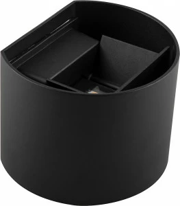 Уличный светильник настенный светодиодный 13,5х11,5х10 см черный Feron 11872 FERON  00-3956084 Черный