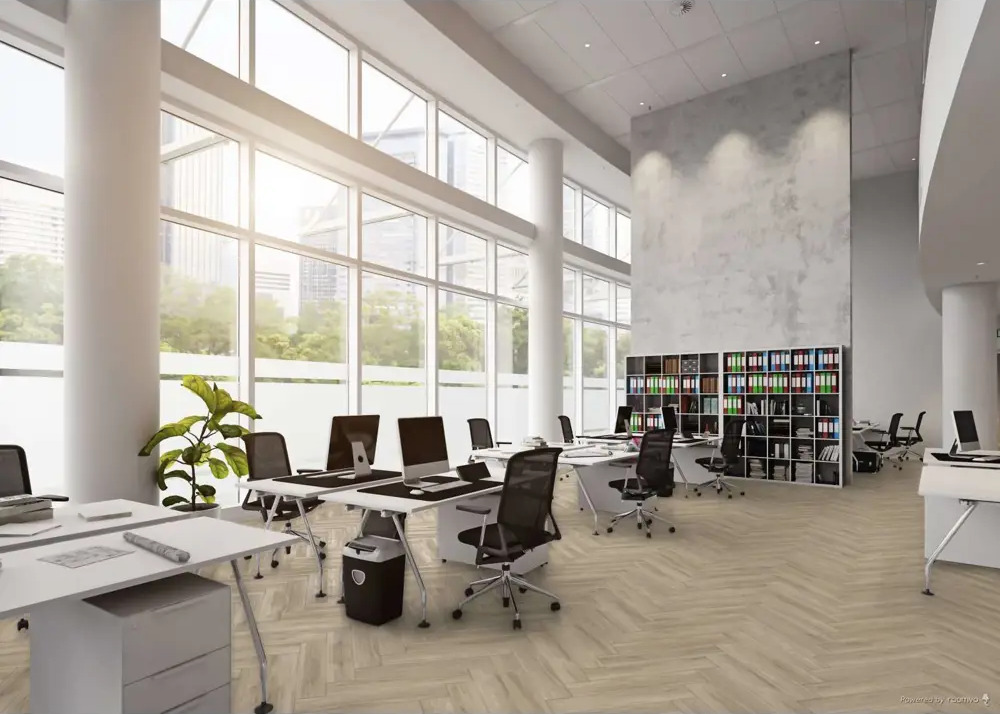 91001609 SPC плитка TheFloor Herringbone Tuscon Oak 33 класс толщина 6 мм 1.752 м², цена за упаковку STLM-0433440