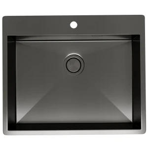 91922189 Мойка для кухни Reflexion Iseo RX2260BL 50x60 см глубина чаши 18.50 см нержавеющая сталь цвет стальной серый STLM-1353247