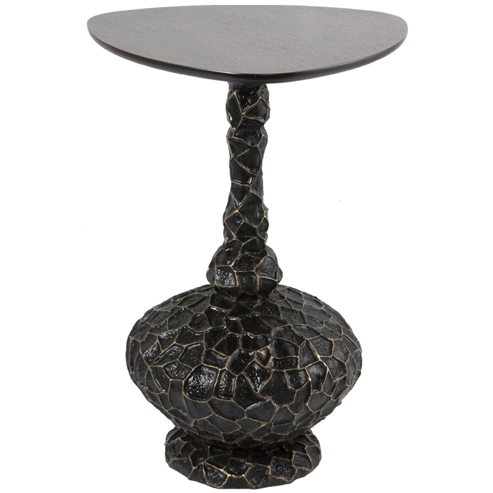 17000 Декоративный столик Динос Амбер Графит BOGACHO 4627174557169 - Вид №2