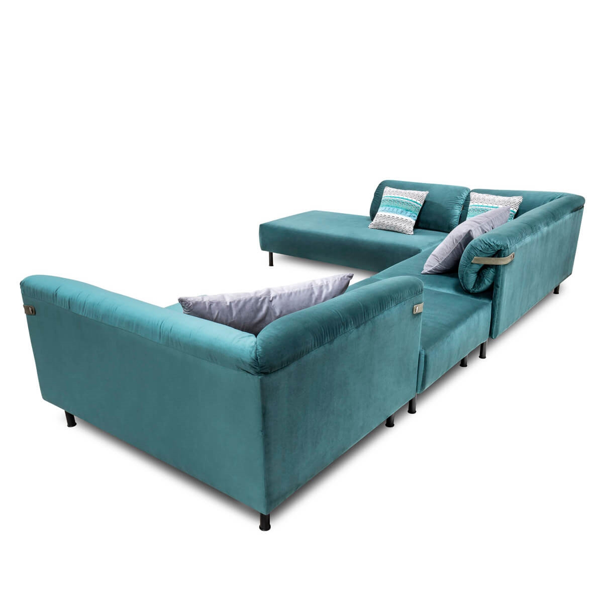 700457-96 ABHIKA ДИВАН ЛАУРА СЛЕВА TEAL  - Вид №2