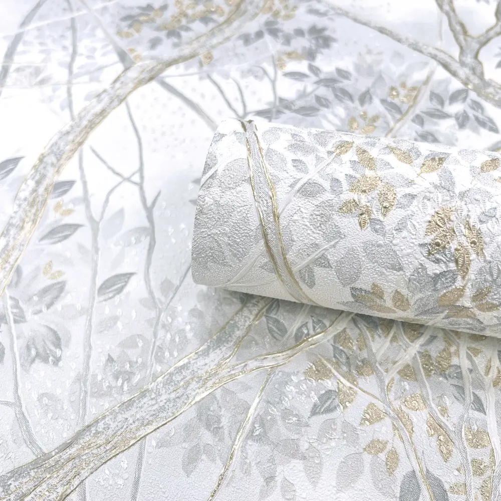 Флизелиновые обои Erismann Madeira белые 1.06 м 89400636 STLM-1455327 - Вид №2